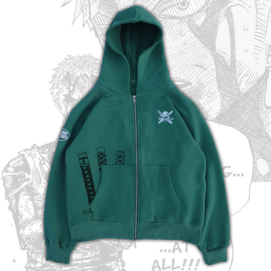 Anime inspired Zipup Hoodie